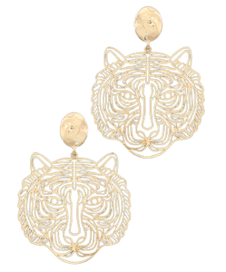 Women's Tiger Post Earrings
